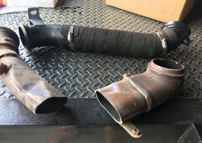 2012 Duramax LML downpipe upgrade