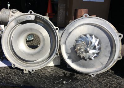 Billet turbo wheel swap LML Chevy Duramax